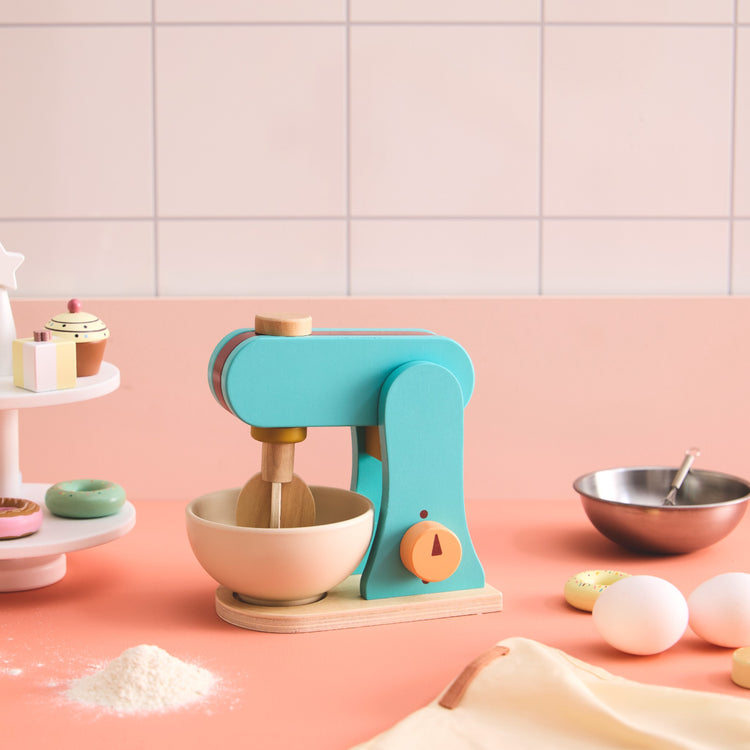 KIDS CONCEPT. Ξύλινο μίξερ KID'S HUB (μπλε)