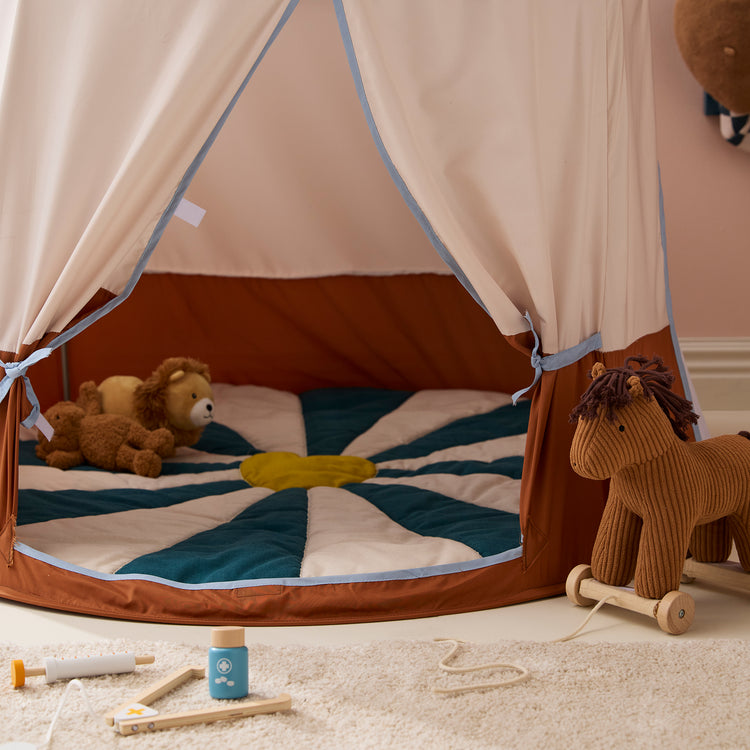 KIDS CONCEPT. Play mat circus teal