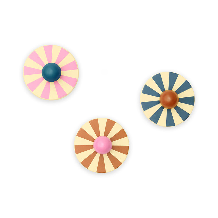 KIDS CONCEPT. Hooks circus 3pcs