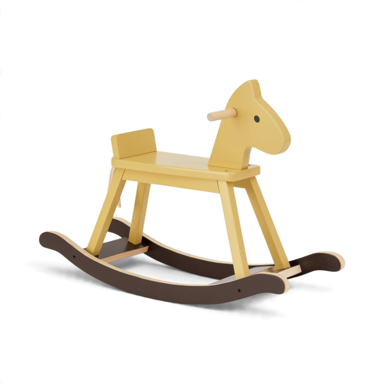 KIDS CONCEPT. Ξύλινο κουνιστό αλογάκι (μελί)