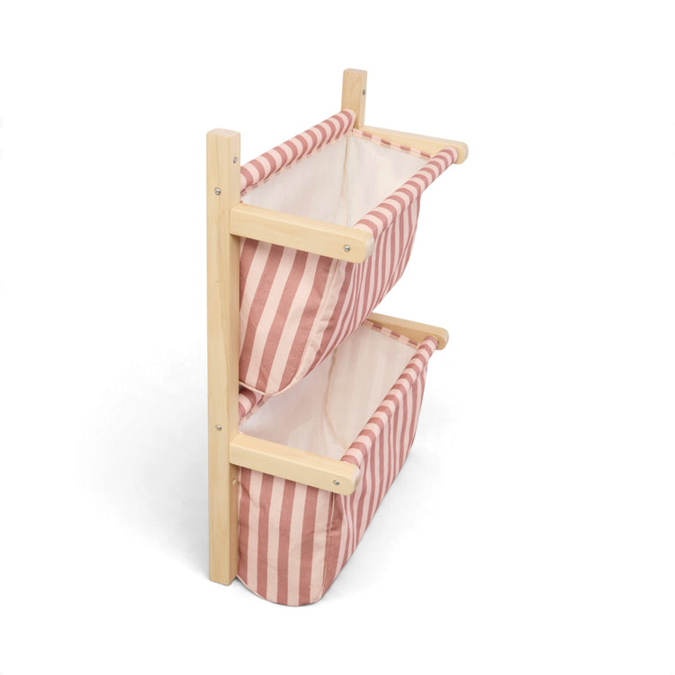 KIDS CONCEPT. Wall storage textile stripe clay pink