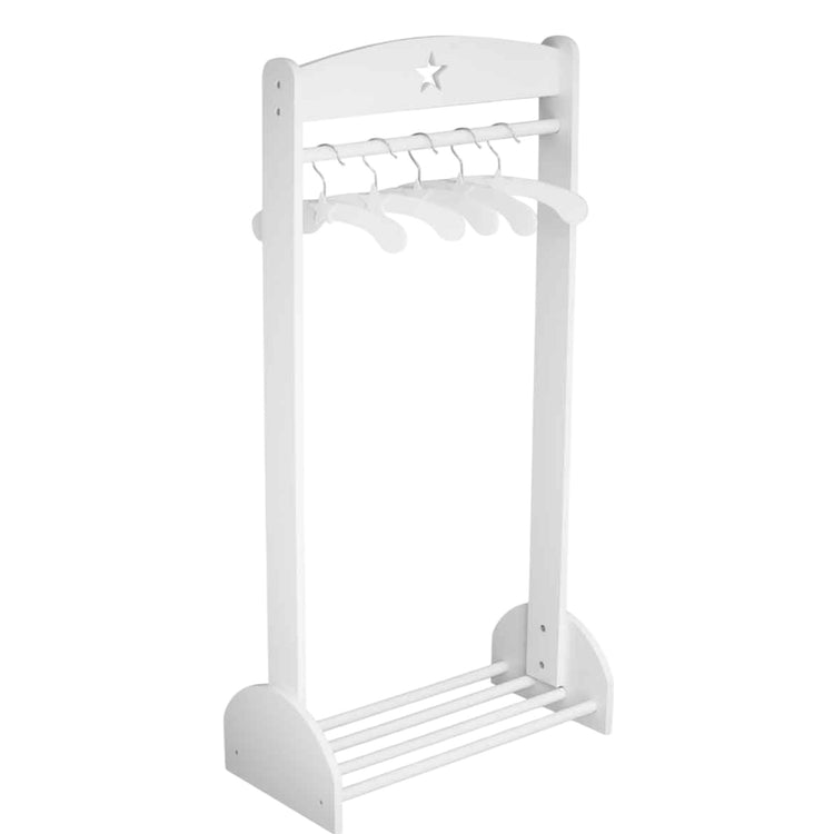 KIDS CONCEPT. Clothes rail white STAR