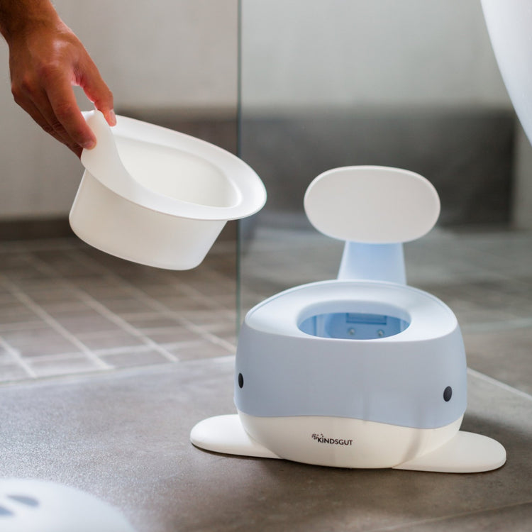 KINDSGUT. Children's Potty Whale Light Blue