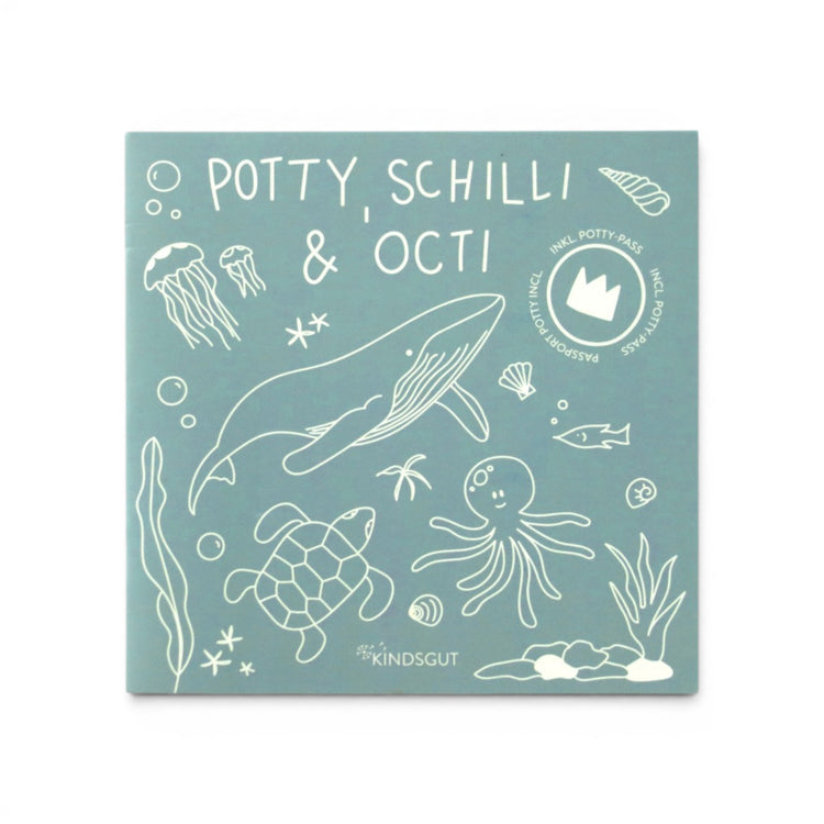 KINDSGUT. Children's Potty Whale Light Blue