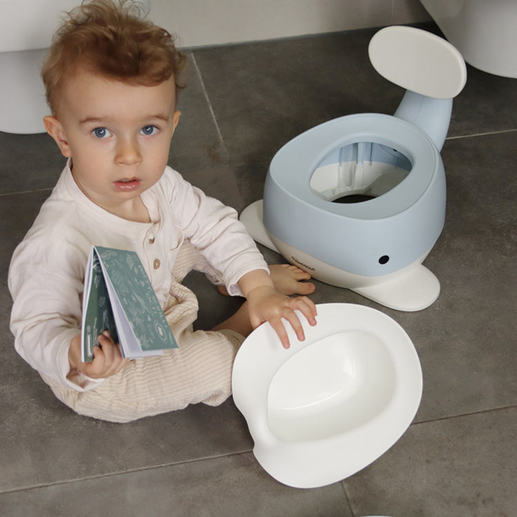 KINDSGUT. Children's Potty Whale Light Blue