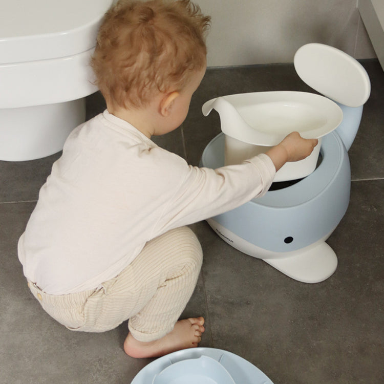 KINDSGUT. Children's Potty Whale Light Blue