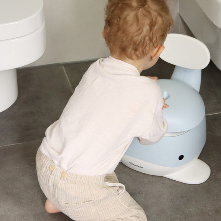 KINDSGUT. Children's Potty Whale Light Blue