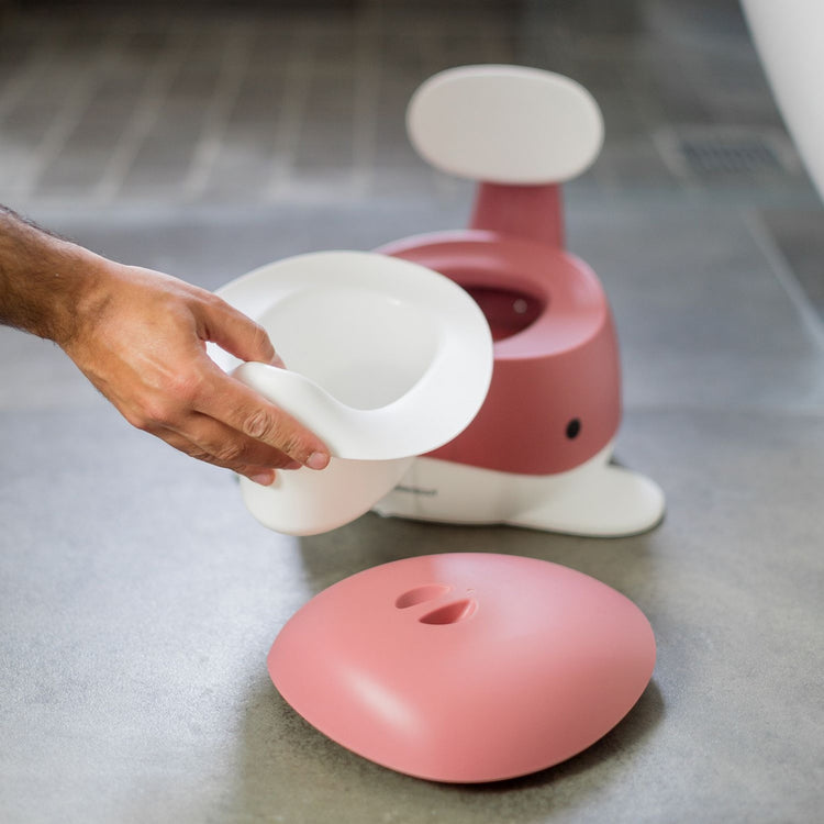 KINDSGUT. Children's Potty Whale Dusty Pink