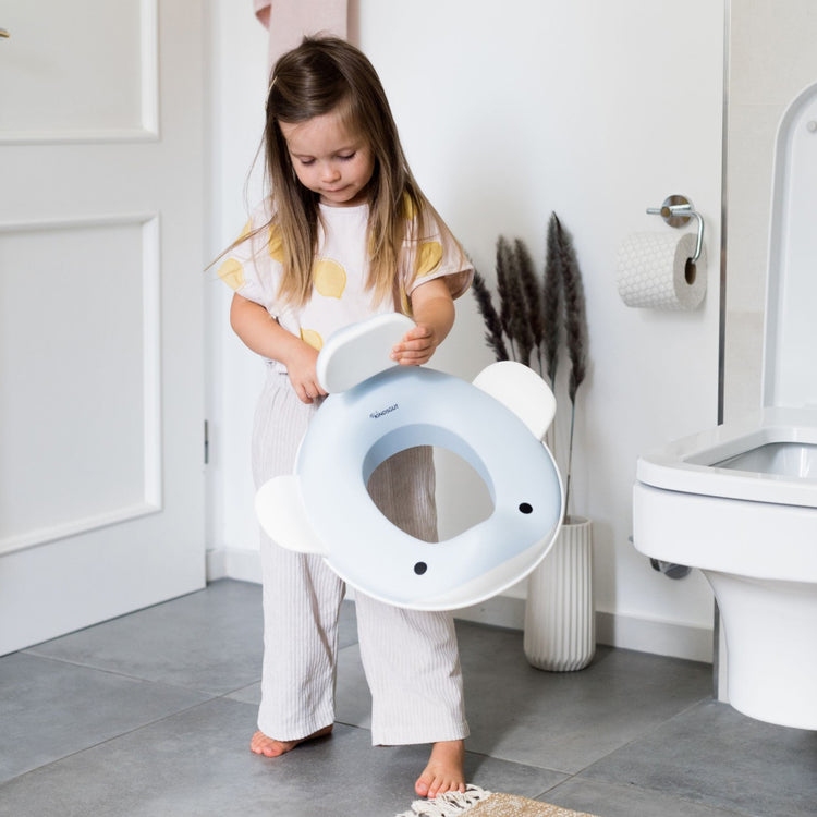 KINDSGUT. Toilet Seat Whale Light Blue