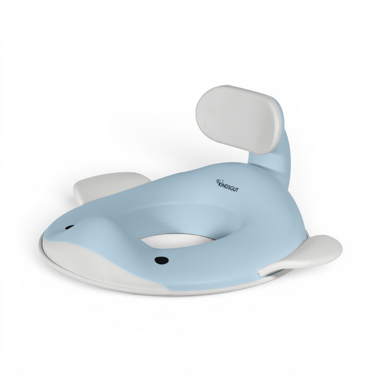 KINDSGUT. Toilet Seat Whale Light Blue