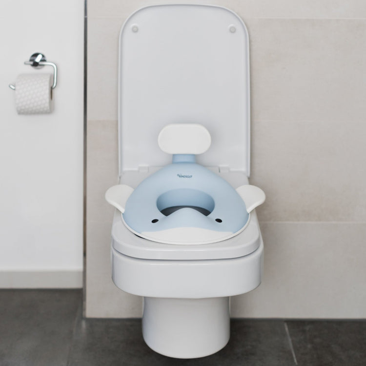 KINDSGUT. Toilet Seat Whale Light Blue