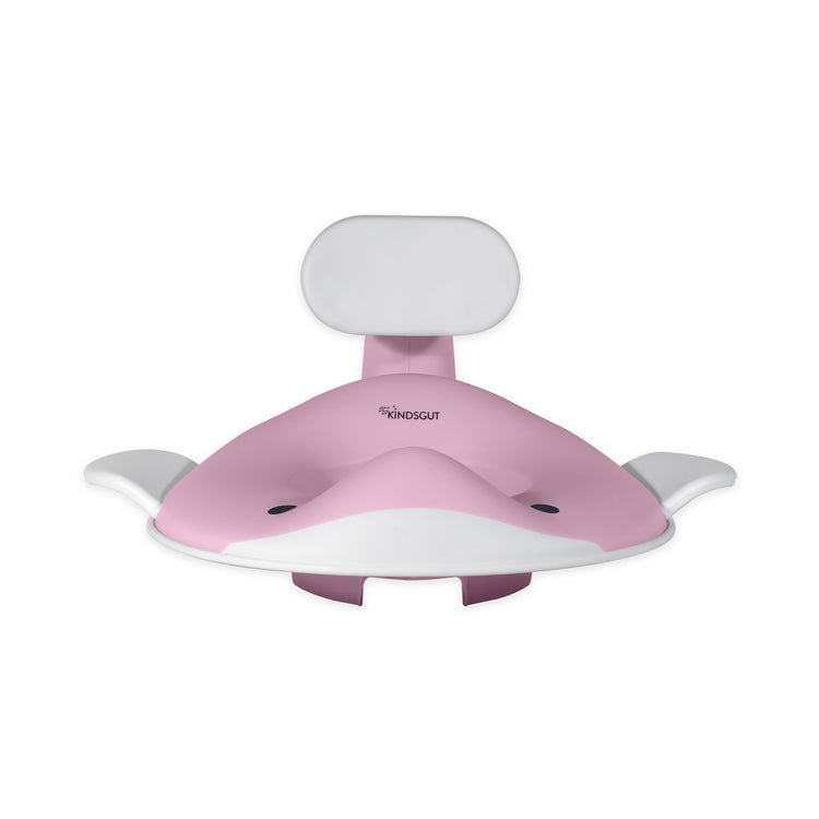 KINDSGUT. Toilet Seat Whale Delicate Pink