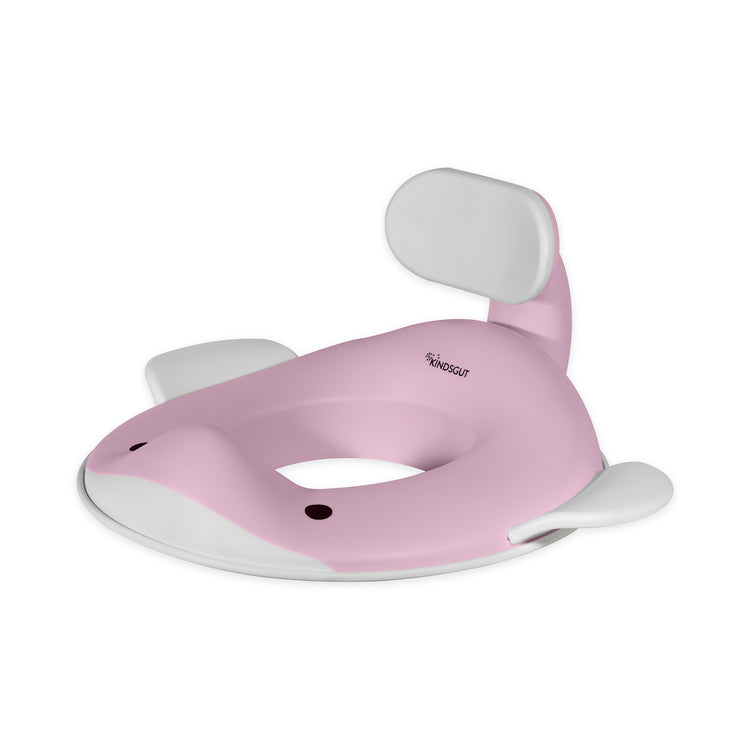KINDSGUT. Toilet Seat Whale Delicate Pink