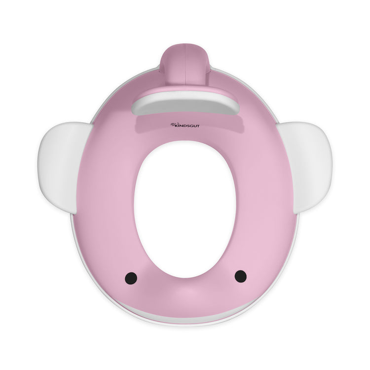 KINDSGUT. Toilet Seat Whale Delicate Pink