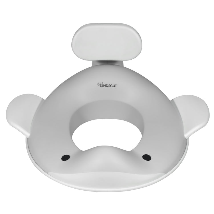 KINDSGUT. Toilet Seat Whale Light Gray