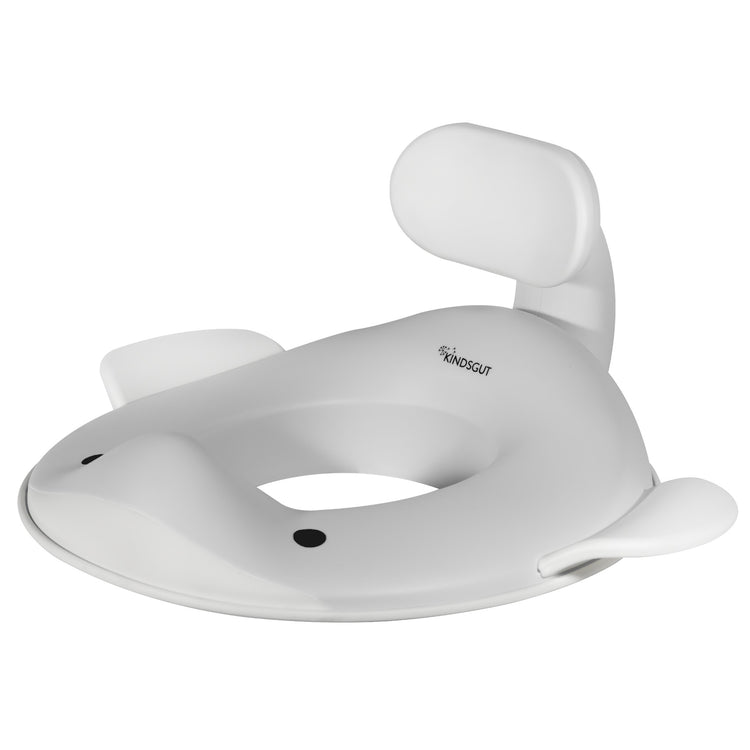 KINDSGUT. Toilet Seat Whale Light Gray