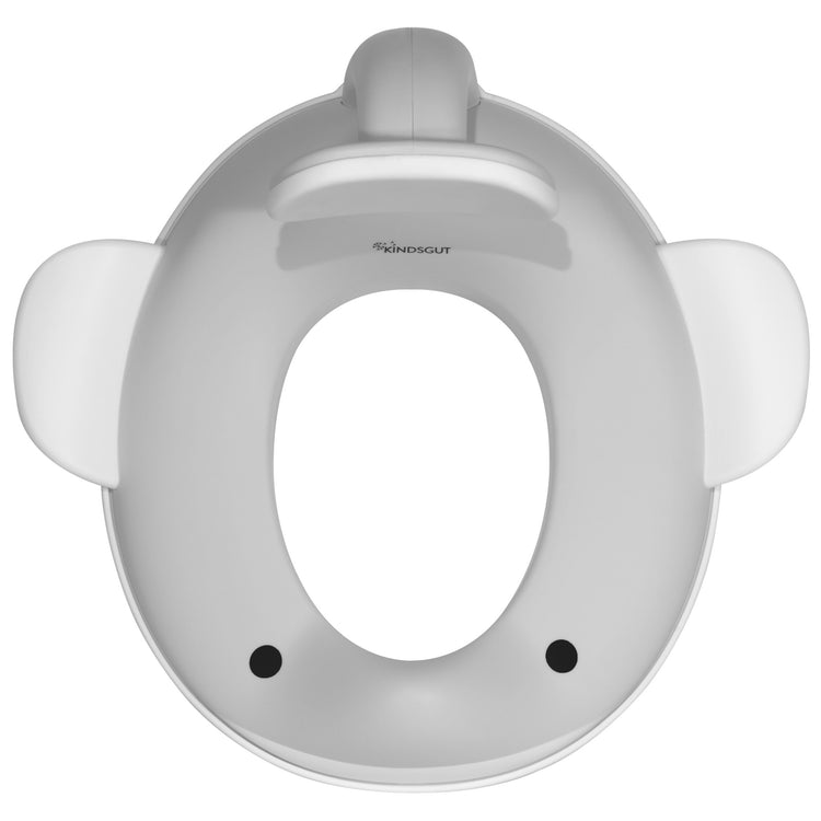 KINDSGUT. Toilet Seat Whale Light Gray