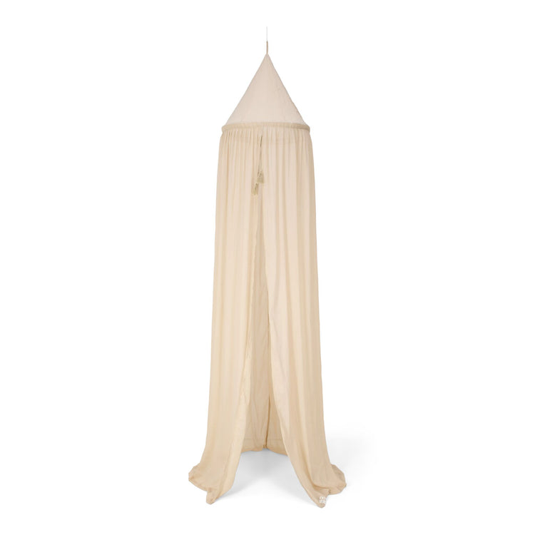 LITTLE DUTCH. Κουνουπιέρα κρεβατιού από μουσελίνα Pure Soft Beige 250x50