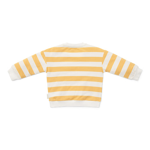 LITTLE DUTCH. Sweater Sunny Yellow Stripes