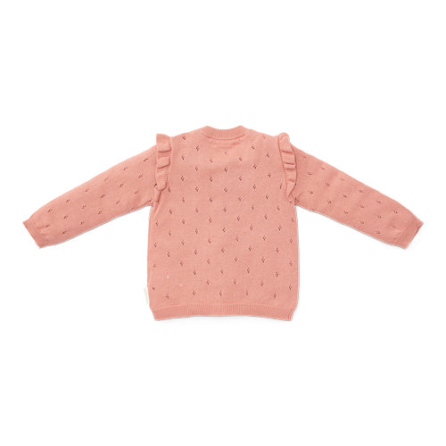 LITTLE DUTCH. Knitted cardigan Rose Pink