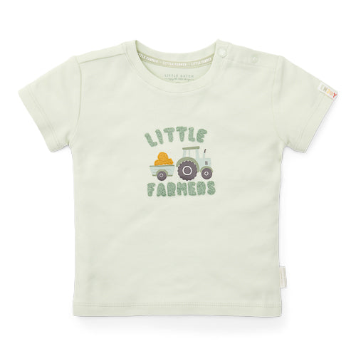 LITTLE DUTCH. T-shirt short sleeves Farm Green - 74