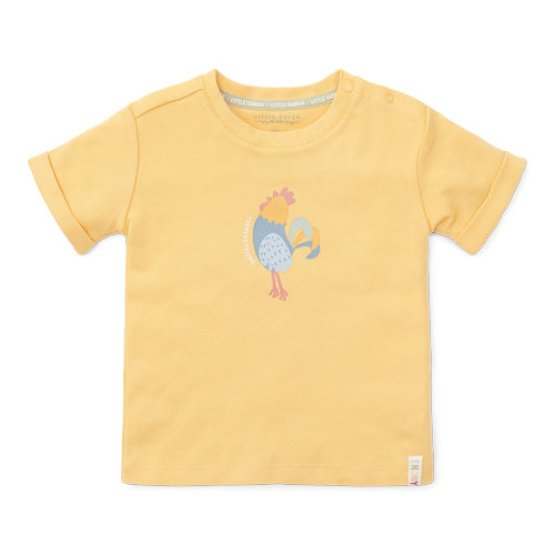 LITTLE DUTCH. T-shirt short sleeves Sunny Yellow - 74