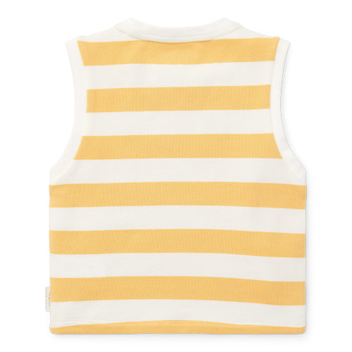 LITTLE DUTCH. Singlet Sunny Yellow Stripes - 104