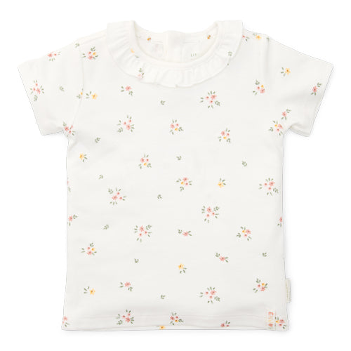 LITTLE DUTCH. T-shirt short sleeves White Meadows - 86