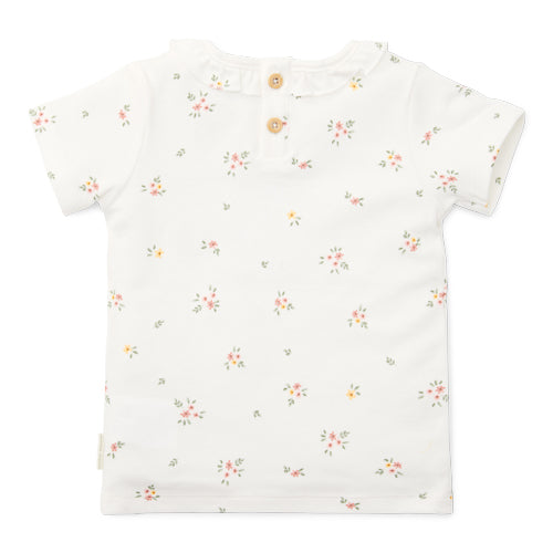 LITTLE DUTCH. T-shirt short sleeves White Meadows - 104