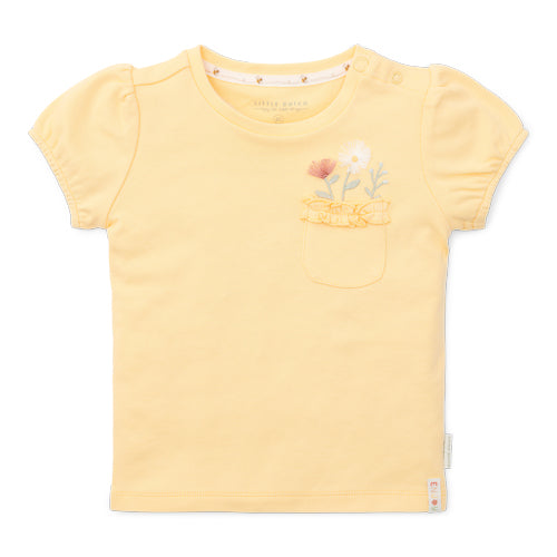 LITTLE DUTCH. T-shirt short sleeves Honey Yellow - 92