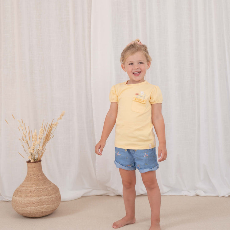 LITTLE DUTCH. T-shirt short sleeves Honey Yellow - 98