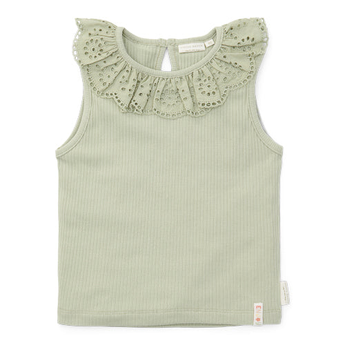 LITTLE DUTCH. Singlet Rib Grass Green - 104