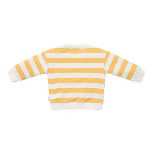 LITTLE DUTCH. Sweater Sunny Yellow Stripes - 80