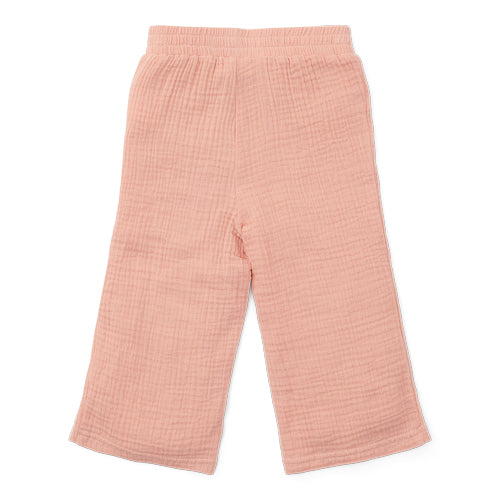 LITTLE DUTCH. Muslin trousers Flower Pink - 80