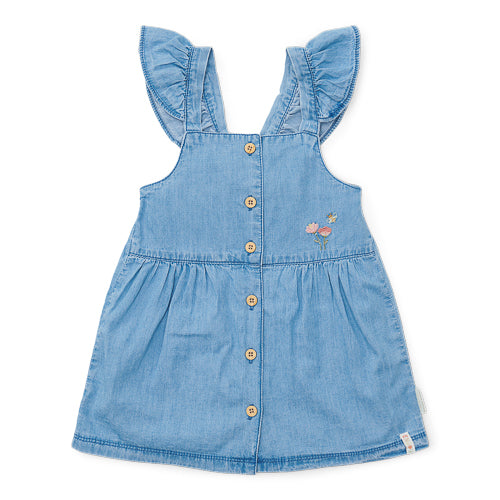 LITTLE DUTCH. Dress sleeveless Denim - 80