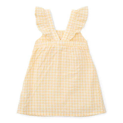 LITTLE DUTCH. Dress sleeveless Sunshine Checks - 80