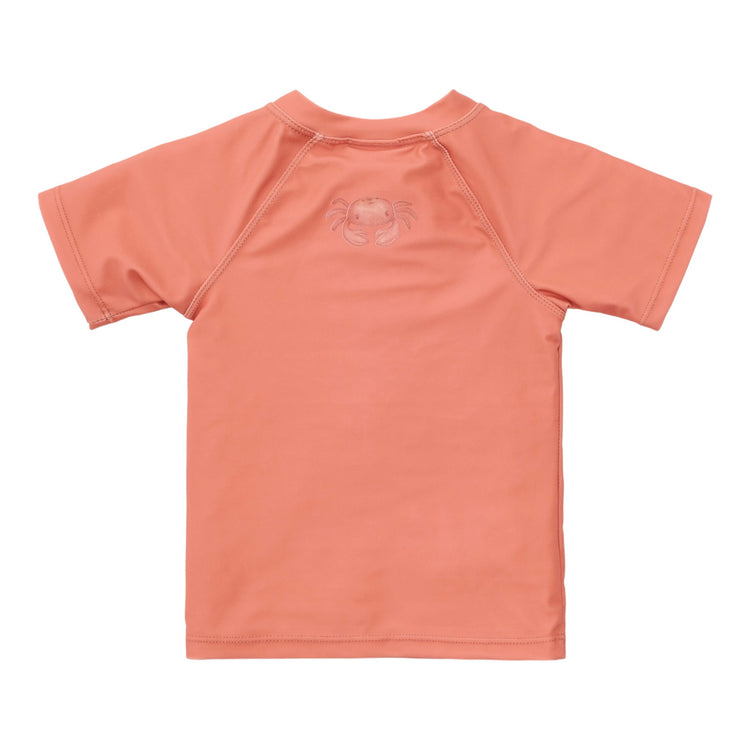 LITTLE DUTCH. Swim T-shirt short sleeves Coral