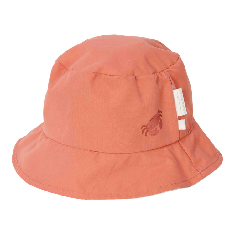 LITTLE DUTCH. Παιδικό καπέλο ήλιου διπλής όψης Coral / Lobster Bay