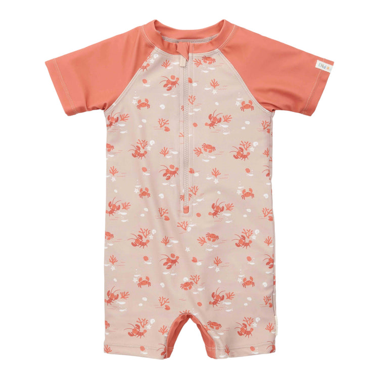 LITTLE DUTCH. Swimsuit short sleeves Lobster Bay - 62/68