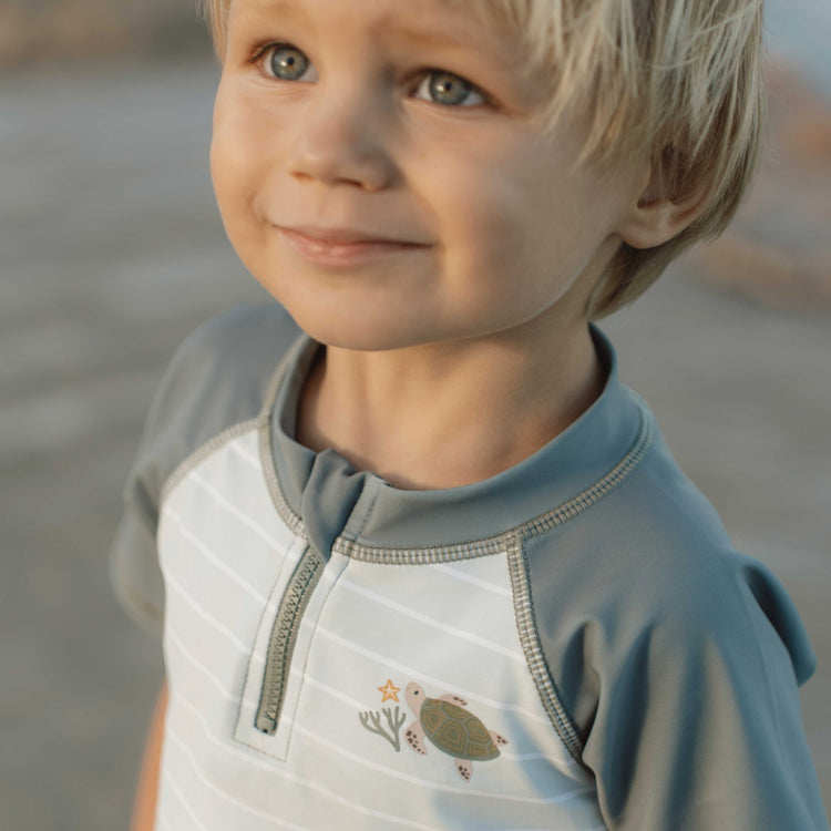 LITTLE DUTCH. Swim T-shirt short sleeves Fresh Greens - 98/104