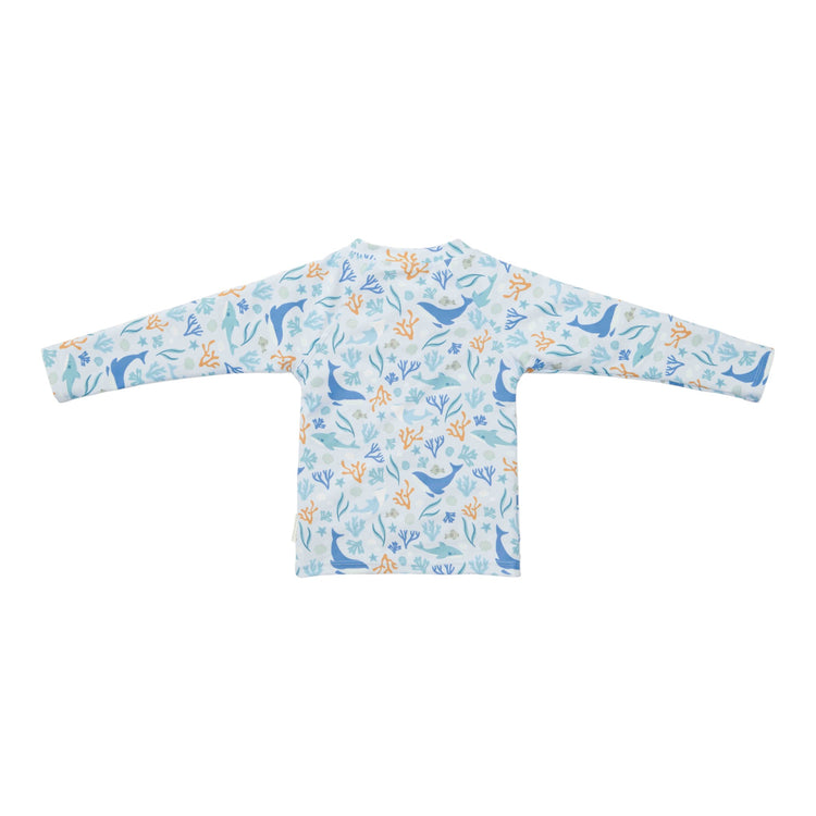 LITTLE DUTCH. Swim T-shirt long sleeves Ocean Dreams Blue - 98/104