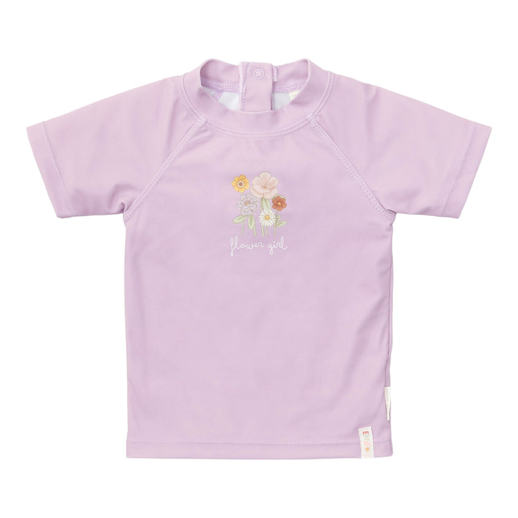 LITTLE DUTCH. Swim T-shirt short sleeves Mauve - 98/104