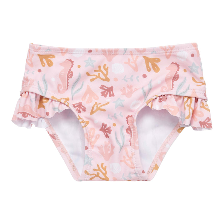 LITTLE DUTCH. Swim pant ruffles Ocean Dreams Pink - 74/80