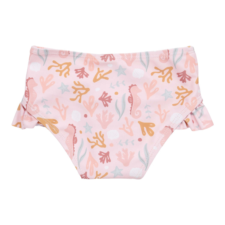 LITTLE DUTCH. Swim pant ruffles Ocean Dreams Pink - 86/92