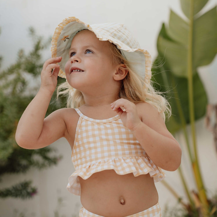 LITTLE DUTCH. Flounce bikini set Sunshine Checks - 62/68