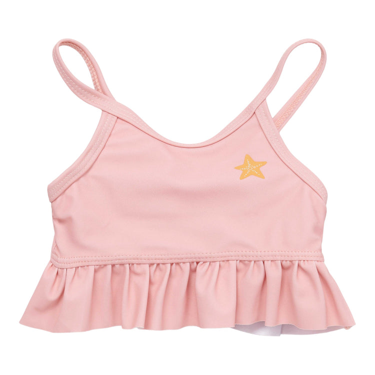 LITTLE DUTCH. Flounce bikini set Starfish Pink - 62/68