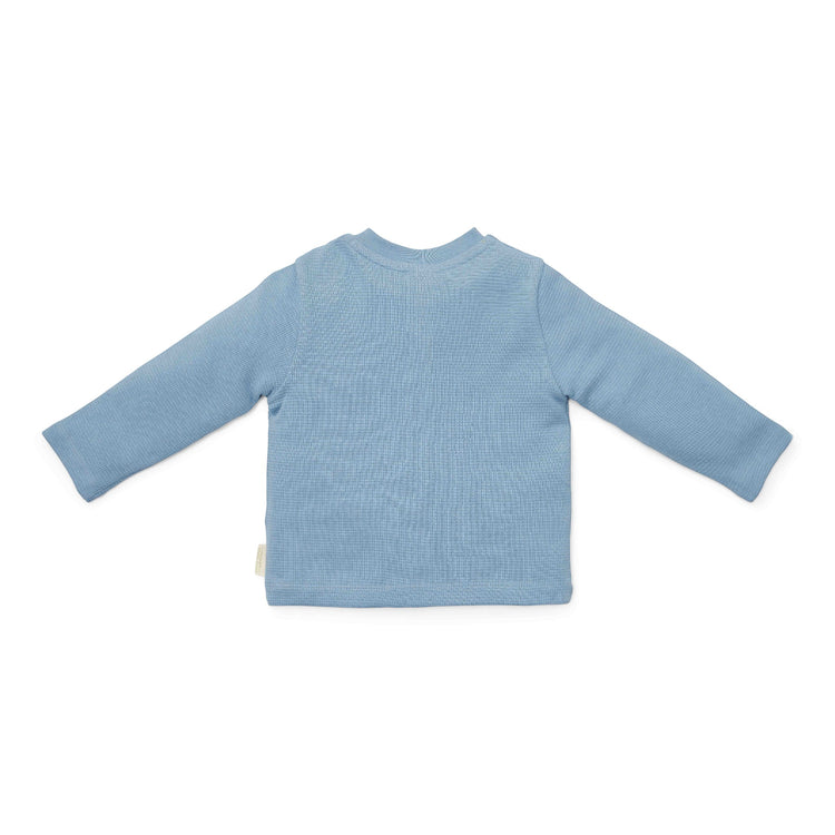 LITTLE DUTCH. T-shirt long sleeve waffle Ice blue - 86