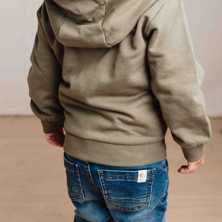 LITTLE DUTCH. Sweat cardigan Dark Green