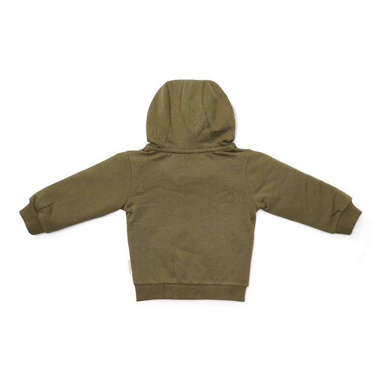 LITTLE DUTCH. Sweat cardigan Dark Green