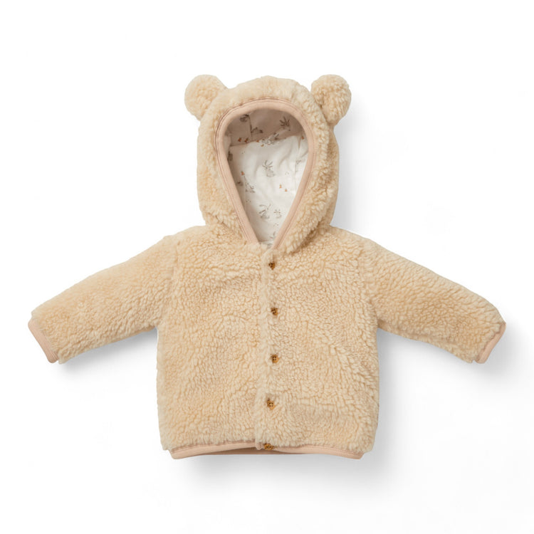 LITTLE DUTCH. Teddy cardigan Sand - 62